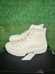 Converse Chuck Taylor All Star Lugged Platform High Womens size 10 Triple White