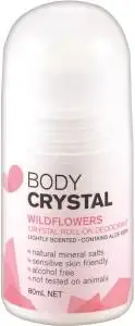 BODY CRYSTAL Crystal Deodorant Roll-On Wildflowers 80ml