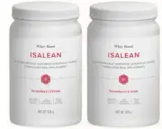 2 X Isagenix IsaLean Shake Nutritional Meal Replacement Creamy strawberry