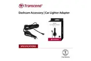 TRANSCEND TS-DPL2 Car Lighter Adapter for DrivePro, Micro-B (For DP230 / DP130 / DP110)