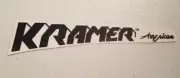 Kramer American Pyramid Style Black Waterslide Headstock Decal