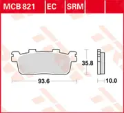 TRW Lucas Brake lining MCB821