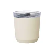 Kinto 240ml To Go Tumbler V2 Stainless Steel Insulated Takeaway Cup Mug White