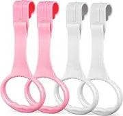 YARNOW 4Pcs Pull Up Rings Walking Assistant Tools for Cots Playpens Easy to Install Grip Rings for Learning to Stand Walk Engaging Design for Coordination