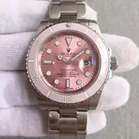 在飛比找蝦皮購物優惠-Rolex 勞力士 自動機械手錶 女錶 超夜光 公主粉色錶盤