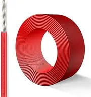 32-22AWG Electronic Wire Flexible Tinned Copper Strand Line PVC Insulated Cable (15/30/60/100ft) for LED Lights Appliances Circuit Boards(60ft,28AWG)