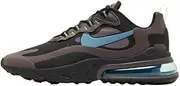 [Nike] Air Max 270 React Mens Running Trainers CI3866 Sneakers Shoes (UK 5.5 US 6 EU 38.5, Black Cerulean Grey 001) 001