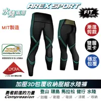 在飛比找PChome24h購物優惠-【AREXSPORT】壓縮褲男 女壓力褲 登山壓力褲 護膝壓