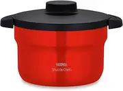 Thermos KBJ-3002 UR Vacuum Insulated Cooker Shuttle Chef 2.8L (3-5 People) Urban Red Cera Protect Coat