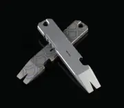 Hot Solid Titanium Alloy CNC Process Pry Bar Crowbar Multi Tool Outdoor Camping
