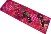 60" ANNIVERSARY GIFT VINTAGE DÉCOR BEAD WALL HANGING TABLE RUNNER THROW TAPESTRY