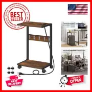 Computer Tower Stand, PC Stand with Charging Station, 2-Tier PC Tower Stand w...