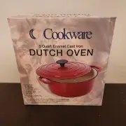 Cookware 5qt. Enamel Cast Iron - Dutch Oven - (New)