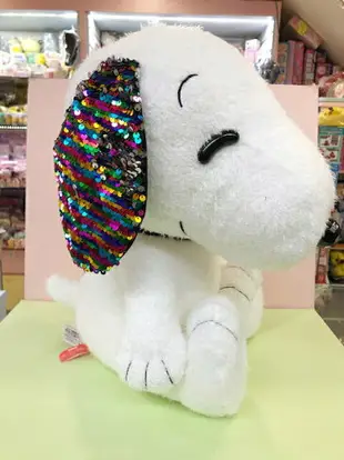 【震撼精品百貨】史奴比Peanuts Snoopy SNOOPY 絨毛娃娃-彩色耳朵#29187 震撼日式精品百貨