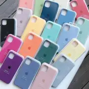 Liquid Silicone Case For iPhone 15 14 13 12 11 Pro Max Mini X XR XS 7 8 Plus SE