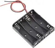 Mipcase 6Pcs AAA Battery Holder Case with Off Switch and Wire Leads Battery Storage for Monolithic Systems and Mobile Robots Easy Installation and Convenient Use