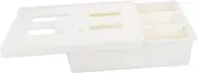TEHAUX Table Drawer Storage Box Pp Material under Desk Easy Install Adhesive Office Desk Organizer Hidden Storage