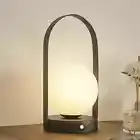 3 Colors Touch Control Rechargeable Night Light Portable LED Table Lamp/Black