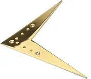 LIGIGWASH String V Style Guitar Bridge Tailpiece for Guitar Parts Gold Finish Easy Installation Solid and Sturdy Construction String Spacing