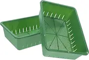 KITANDOVE Seedling Pots 2 Reusable Germination Trays Efficient Drainage for Healthy Root Growth in Plants