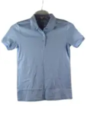 French Toast Blue Girls Schoolwear Top Shirt Pullover Button Front XL 14/16 052