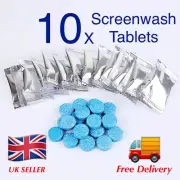 10 x SCREEN WASH / WINDSCREEN FLUID tabs, TABLETS , Eco-friendly ✅