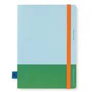 Any Day Now A5 Bound Ruled 80gsm Paper Notebook 192 Pages Journal Green & Mint