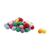 100 Pieces Wool Felt Balls Handmade Rainbow Felt Balls for Home Decor Craft
