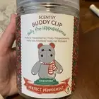Scentsy Buddy Clip Holly The Hippo Scented Plush Figure Perfect Peppermint