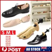 2-Way Wooden Shoe Stretcher Tree Shaper Timber Men Women Universal Adjustable