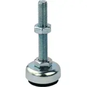 M8 Steel/Rubber Fixed Levelling Feet | LVR076
