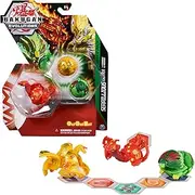 BAKUGAN 'Evolutions' Starter Pack of 3 Balls (Ultra Pyrus Serpillious, Basic Ventus Hydorous, Basic Aurelus Pegatrix)