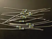 13pcs 97.6 ohm 1% 1/4W Precision Metal Film Axial Resistors ~ NEW ~