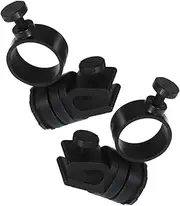 Cabilock Secure Fit Helmet Light Clip Mount 2 Pack Abs Material Easy Installation Workers Hat Light Clip for Headlamp