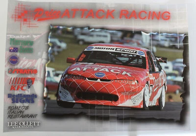Matthew James V8 Supercar Poster Holden VS Commodore Price Attack Racing