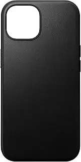 Nomad Modern Ecco Leather Case for iPhone 15, Black