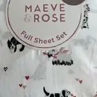 NEW Maeve & Rose Full Double Sheet Set Dogs Hearts Valentines Sheets