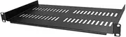 AsrMyjcx 1U Server Rack Shelf 1U Server Rack Computer Network Rack Cantilever Tray Desktop Steel 44 lb/20 kg 1U Rack Shelf 1U Rack
