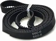 Drive Belts Rubber Timing Belt 2GT Length 500 600 610 710 760 900 1000 Mm Width 6mm 10mm 15mm G2M 2M Synchronous Belt Pitch 2mm GT2 Drive Toothed Belt(1000mm-2GT-500Teeth,10mm)