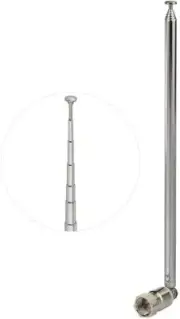 115cm 7 Sections Telescopic FM Antenna for Sound HD Radio Bluetooth Home Stereo