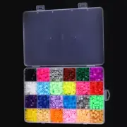 24 Colors 5mm Hama Beads Toy Fuse Bead for Kids DIY Handmaking 3D ToysJ ng-xx