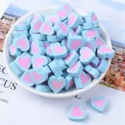 10 pcs Polymer Clay Jelly Drops Crafts 15mm Flatback Cabochons Slime Charms