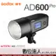 Godox 神牛 AD600PRO TTL 外拍攜帶型棚燈 外拍燈 Bowens接口 AD600 Pro 數位達人
