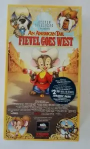 NEW An American Tail - Fievel Goes West VHS 1991 Steven Spielberg James Horner