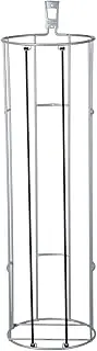Rubbermaid Garage Fasttrack Vertical Ball Rack, Satin Nickel, Wall Mounted Storage System, Holds up to 50 pounds, for Home/Garage, Silver