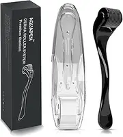 Derma Roller 540 Titanium Microneedles for Face, Scalp & Beard Care | 0.25mm Needle Depth | Premium Durable Design | Hypoallergenic & Easy-Clean | Unisex for Women & Men