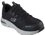 Skechers Women's Composite Toe EH Slip/Oil Resist. Work Shoe 108075/BKGY
