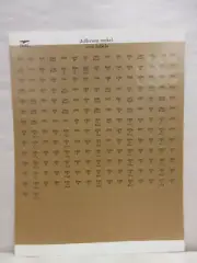 Eagle Brand Year & Mint Labels for U.S. Jefferson Nickels Sheet E 1938-2001