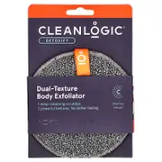 CleanLogic, Detoxify, Dual-Texture Body Exfoliator, 1 Count