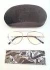 Tom Ford Glasses TF5622 Gold Metal Bar C028 Glasses Frames Pilot Shape, Blue MAR